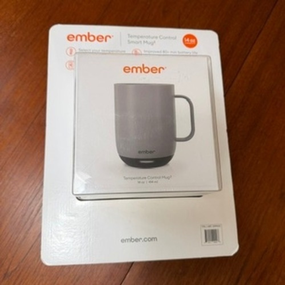 Ember Temperature Control Smart Mug 4 Oz Gray New Factory Sealed